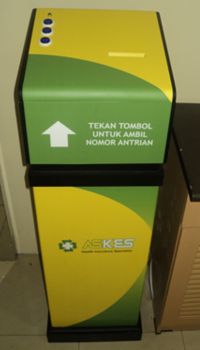 printer antrian askes Mesin Antrian di Askes